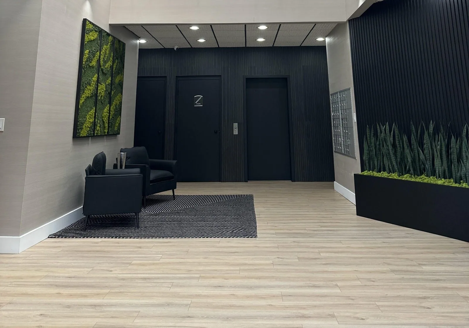 Lobby seating area