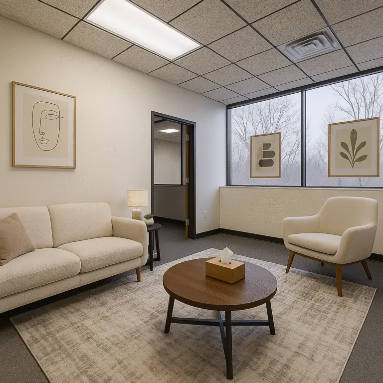 Staged office